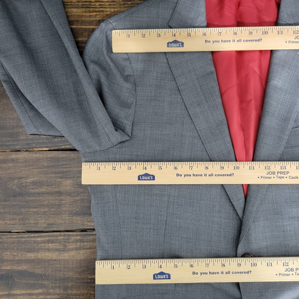 Suitsupply SIENNA Vitale Barberis Men's Sport Coat Blazer Two Button Gray 42L‎ - Picture 2 of 16